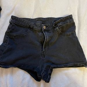 H&M High Waist Denim Shorts Divided Size 12